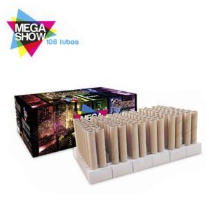 Mega Show 108 Tubos Cores